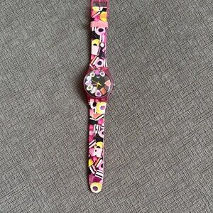 Swatch Multicolor Candy-Inspired Watch with brand new battery